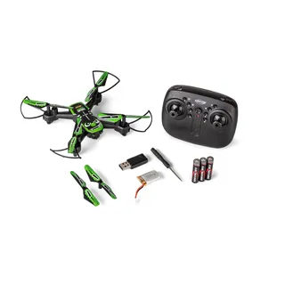 Carson RC X4 Quadcopter Toxic Spider 2.0, 4 Rotoren, 300 mAh, Schwarz, Grün