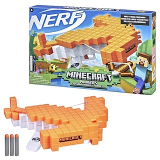 Darts abfeuernde Nerf Minecraft Pillager‘s Armbrust, echte Armbrust-Action, enthält 3 Nerf Elite Darts