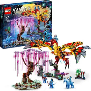 LEGO 75574 Avatar Toruk Makto und der Baum der Seelen, Bauspielzeug mit 4 Minifiguren, im Dunkeln leuchtende Pandora Szenarien, 2022 Film Set - Bunt