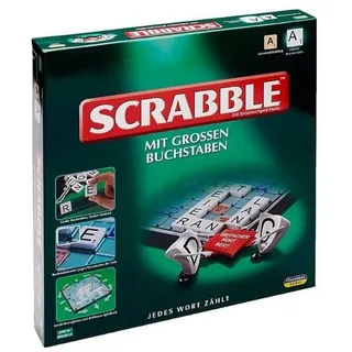 Piatnik Spiel 55031 - Scrabble mit großen Buchstaben - Brettspiel, 2-4..., Familienspiel, Rätselspiel bunt