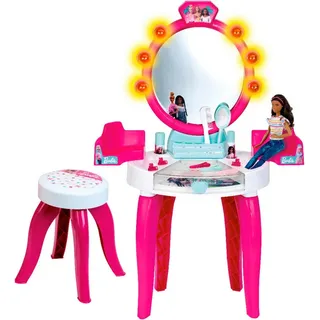 Klein Schminktisch Barbie Schönheitsstudio mit Zubehör, mit Licht- und Soundfunktion bunt