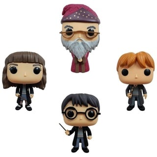 Funko Pop! Harry Potter: Harry Potter - Albus Dumbledore - W1 4PK- Vinyl-Sammelfigur - Geschenkidee - Offizielle Handelswaren - Spielzeug Für Kinder und Erwachsene - Movies Fans