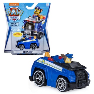 PAW PATROL Mini Fahrzeuge True Metal 1:55 | Die-Cast Classic Serie, Figur:Chase