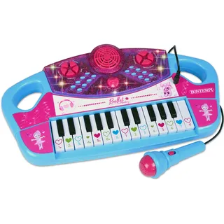 Bontempi | BabyTunes: 25-Tasten-Tastatur-elektronisches Tischspielzeug mit Mikrofon für kleine Künstler