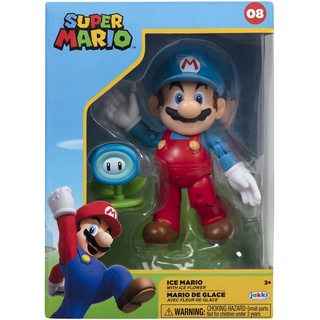 SUPER MARIO Ice Mario Unisex Sammelfiguren Standard Kunststoff Fan-Merch, Gaming