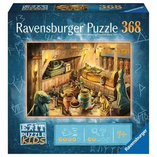 Ravensburger EXIT Puzzle Kids Im Alten Ägypten, Kinderpuzzle, Rätsel, Puzzlespiel, Spiel, 368 Teile, 13360