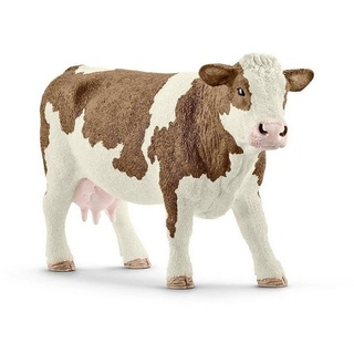 Schleich® Spielfigur Schleich 13801 - Farm World - Fleckvieh-Kuh bunt
