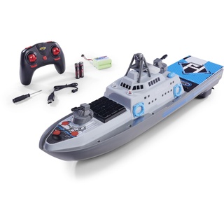 Carson 500108050 RC- Küstenwache 2.4G 100% RTR - Ferngesteuertes Boot, RC Boot, Ferngesteuertes Boot für Kinder und Erwachsene, inklusive Fernsteuerung