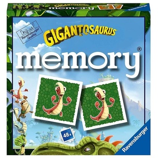 Ravensburger Spiel, Memory Mini Memory® Gigantosaurus 48 Karten Ravensburger Dinosaurier