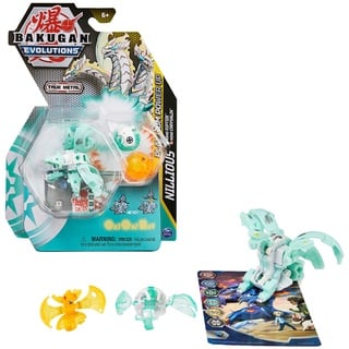 BAKUGAN 'Evolutions' Power Up 3er Pack Mit 1 Platinum Series Ball (Haos Nillious) Und 2 Nanogan (Pyrus Chrysalin, Haos Riptide)