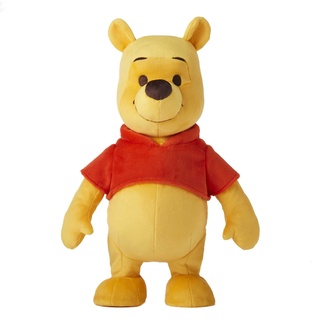 Disney HHL46 - Winnie Puuh, Plüschspielzeug, Puppe (ca. 30,5cm) mit Sing- und Gehfunktion, Geschenk für Kinder ab 3 Jahren