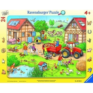 Ravensburger 06582 Rahmenpuzzle Mein kleiner Bauernhof 24 Teile 6582