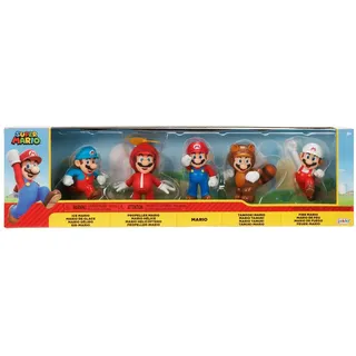 Nintendo Super Mario Figuren 5er Set Only Mario, 6,5 cm