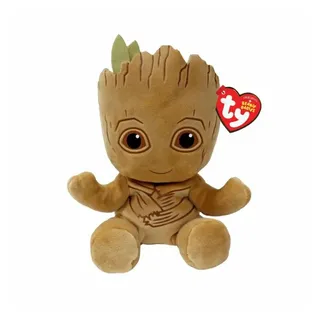 Ty UK Kuscheltier Ty 44003 - Marvel Groot - Plüschfigur Soft - 15 cm