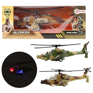 Toi-Toys Spielzeug-Feuerwehr »Hubschrauber Militär Rückzug mit Licht und Sound«