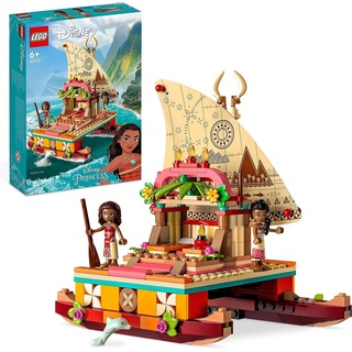 LEGO® Konstruktions-Spielset Disney Princess - Moanas Vaianas Katamaran Boot Floß (43210), (321 St)
