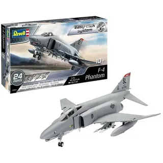 Revell® Modellbausatz Bausatz im easy-click-system, F-4 Phantom, 24 Teile, ab... grau