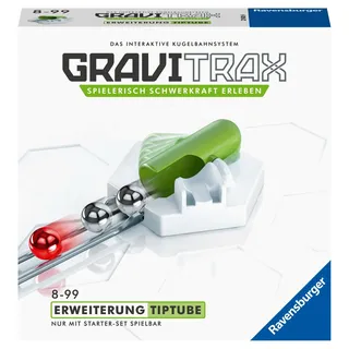 Ravensburger GraviTrax Erweiterung TipTube - Ideales Zubehör für spektakuläre Kugelbahnen, Konstruktionsspielzeug für Kinder ab 8 Jahren