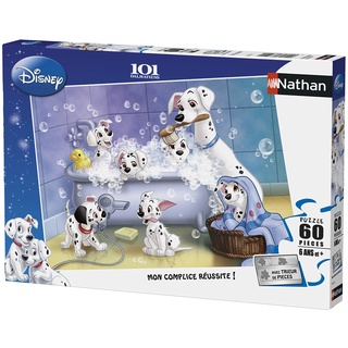 Disney Nathan 86612 Puzzle 60 teilig 101 Dalmatians Badezeit