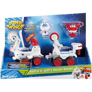 Super Wings EU720840A EU720840A-Astra's Spielfigur Spielfahrzeuge, Moon Rover + 2 "Transform-a-bot, One Size