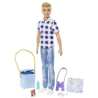 Mattel Barbie Abenteuer zu zweit Ken Camping-Puppe und Zubehör HHR66