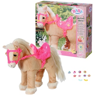 Zapf Creation BABY BORN Pferd My Cute Horse mit Bewegung & Sound, braun