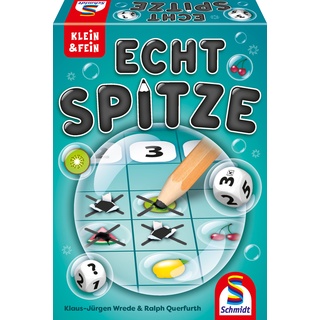 Schmidt Spiele 49406 Echt Spitze, Serie Klein und Fein Spiele, Würfelspiel, bunt
