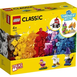 LEGO® Classic 11013 Kreativ-Bauset mit durchsichtigen Steinen