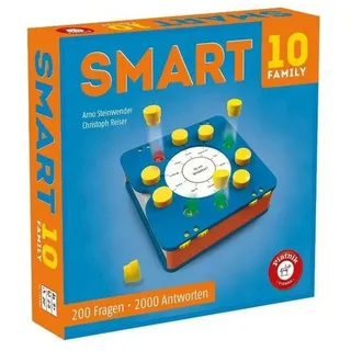 Piatnik Spiel PIA07188 - Smart 10 Family - Brettspiel, 2-8 Spieler, ab..., Familienspiel, Quizspiel / Wissensspiel bunt