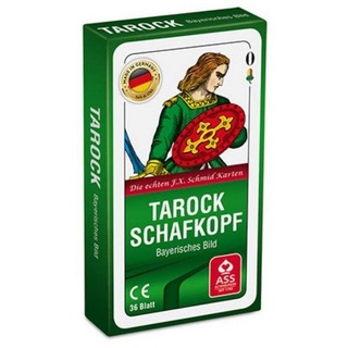 ASS Altenburger Spiel, Familienspiel 22570207 - Schafkopf/Tarock, Bayerisches Bild (Faltschachtel), Strategiespiel bunt