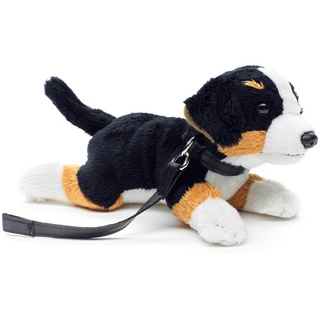 Uni-Toys Kuscheltier Berner Sennenhund Plushie (m. Leine) - 21 cm - Plüsch-Hund, Plüschtier, zu 100 % recyceltes Füllmaterial