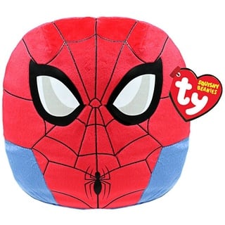 Ty 39352 - Marvel - Spiderman - Squishy Beanie - Plüschkissen 35 cm - Beige