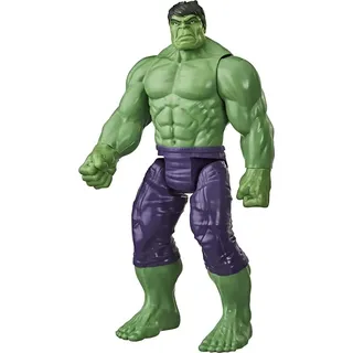 Hasbro E7475 Marvel Avengers Titan Hero Series Blast Gear Deluxe Hulk ActionFigur, 30 cm Spielzeug, inspiriert von Marvel Comics, für Kinder ab 4 ...