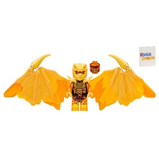 LEGO Ninjago Kristallisiert: Cole Golden Dragon Minifig mit Kristallschwert
