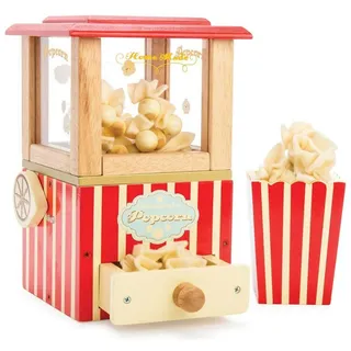 Le Toy Van Kinder-Küchenset Retro Popcornmaschine aus Holz rot