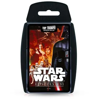 Top Trumps Star Wars Episoden 4–6 Specials Kartenspiel, Spielen mit Luke Skywalker, Darth Vader, Emperor Palpatine und Obi-Wan Kenobi, pädagogisch für 2 Spieler und ein tolles Geschenk für Kinder ab 6