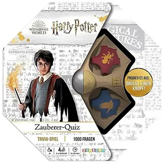 Asmodee Quarzuhr Zanzoon Harry Potter Zauberer-Quiz, Familienspiel Quizspiel