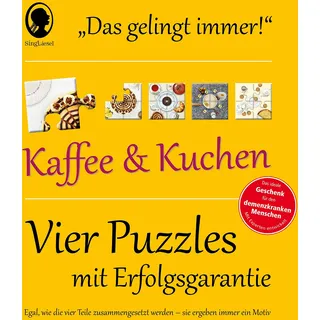 Demenz-Puzzle "Kaffee und Kuchen". Das Demenz-Puzzle, das immer gelingt