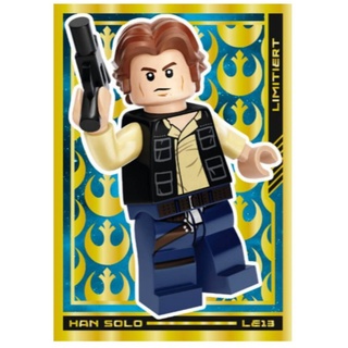 Blue Ocean Sammelkarte Lego Star Wars Karten Trading Cards Serie 4 - Die Macht Sammelkarten, Lego Star Wars Serie 4 - LE13 Gold Karte