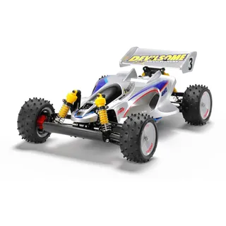 Tamiya 47367 1:10 RC Manta Ray 2018 4WD Modellbau, Plastik, Hobby, Basteln, Kleben, Modellbausatz, Modell, Plastikmodellbau, Auto Bausatz, Schwarz, Blau, Grau, Silber