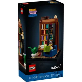 LEGO® Ideas - Bücher sind meine Leidenschaft (40698) Konstruktions-Spielset, (Dekoration, 285 St) braun