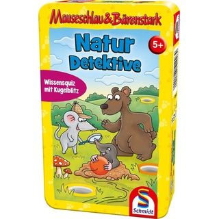 Schmidt Spiele Spiel, Wissensquiz Mauseschlau & Bärenstark Naturdetektive 51446