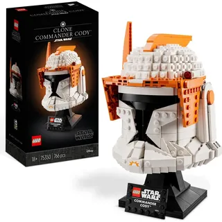 LEGO 75350 Star Wars Clone Commander Cody Helm Set für Erwachsene, The Clone Wars Erinnerungsstück der 2023 Serie, Geschenk für die Sammlung, De... - Beige