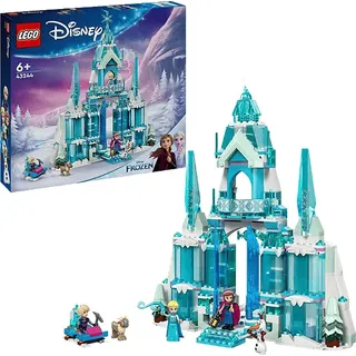 LEGO Disney Princess 43244 Elsas Winterpalast Bausatz, Mehrfarbig