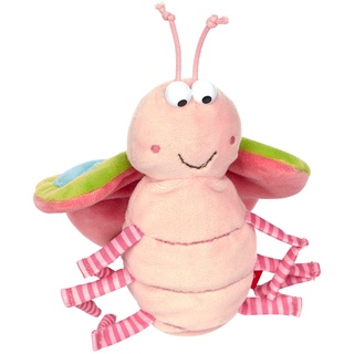 SIGIKID 39209 Schmetterling Cuddly Gadgets Mädchen Babyspielzeug empfohlen ab Geburt rosa, 8 x 7 x 14