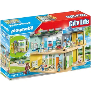 Playmobil® Konstruktions-Spielset 71327 Große Schule bunt