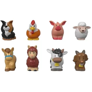Fisher-Price Little People Bauernhoftiere Set , Set mit acht Figuren