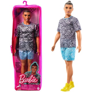 Barbie Anziehpuppe Ken Puppe Bun & Paisley Barbie HJT09 Mattel Fashionistas 204 bunt