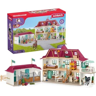 schleich 42551 Horse Club Lakeside Pferdehof, ab 5 Jahren, HORSE CLUB - Spielset, 192 Teile