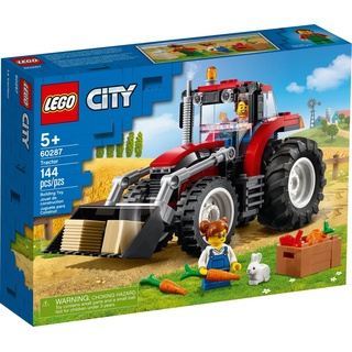 LEGO® Konstruktionsspielsteine LEGO® City - Traktor, (Set, 148 St) bunt